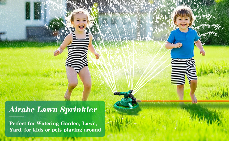 lawn sprinkler for large area