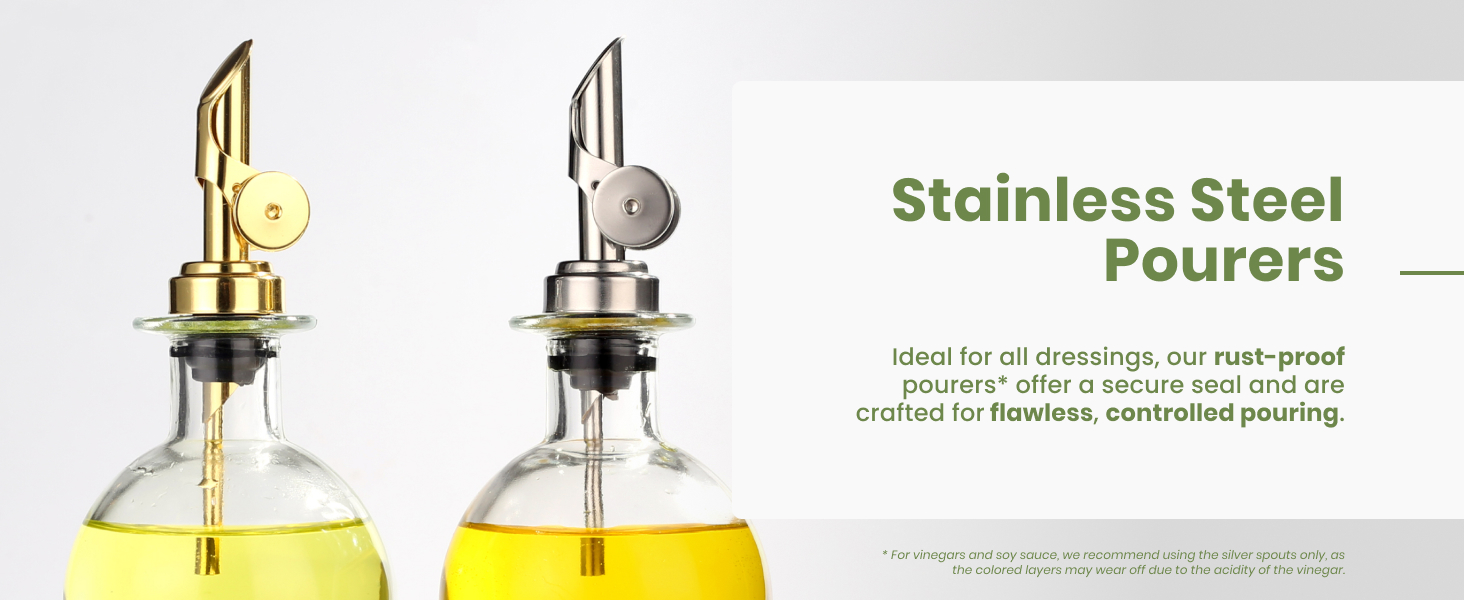 Premium Olive Oil Dispenser Bottles for Kitchen