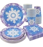 OTTPOOM Frozen Party Decorations Set Serves 25 Frozen Birthday Party Decorations Supplies Christm...