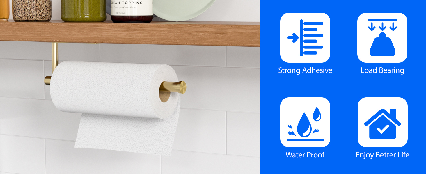 under cabinet paper towel holder