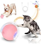 MAXTOOA Interactive Cat Toys for Indoor Cats Smart Automatic Ball Rolling for Bored Kitten Pet Up...