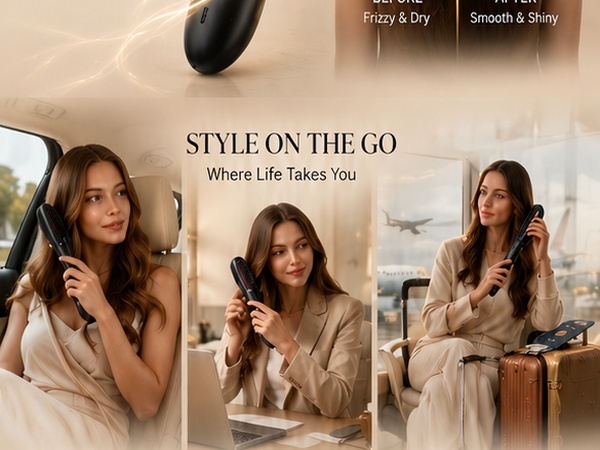 Cordless Steam Mist Straightening Comb