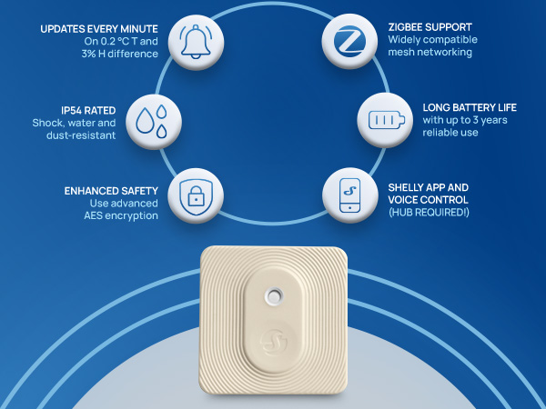 Shelly BLU H&T ZB Ivory Functionality
