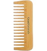 GranNaturals Wide Tooth Wooden Comb - Natural Wood Detangler for Wet or Dry Hair - Prevents Tangl...