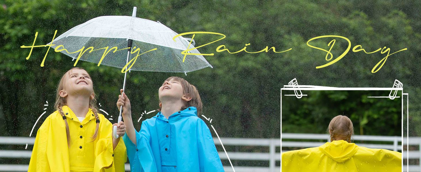 rain poncho kid