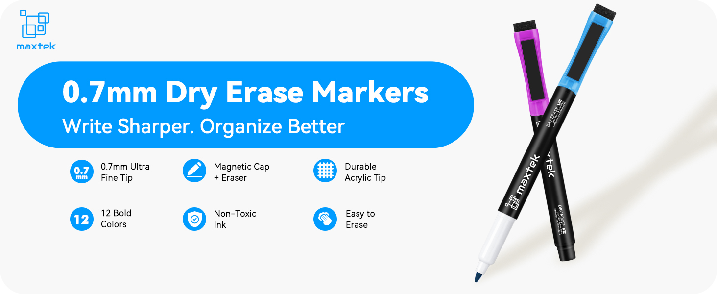 dry erase markers ultra fine tip