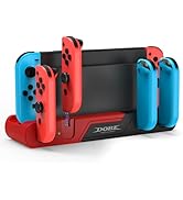 Charging Dock Compatible with Nintendo Switch/OLED Joy-Cons, Charging Station Supports simultaneo...