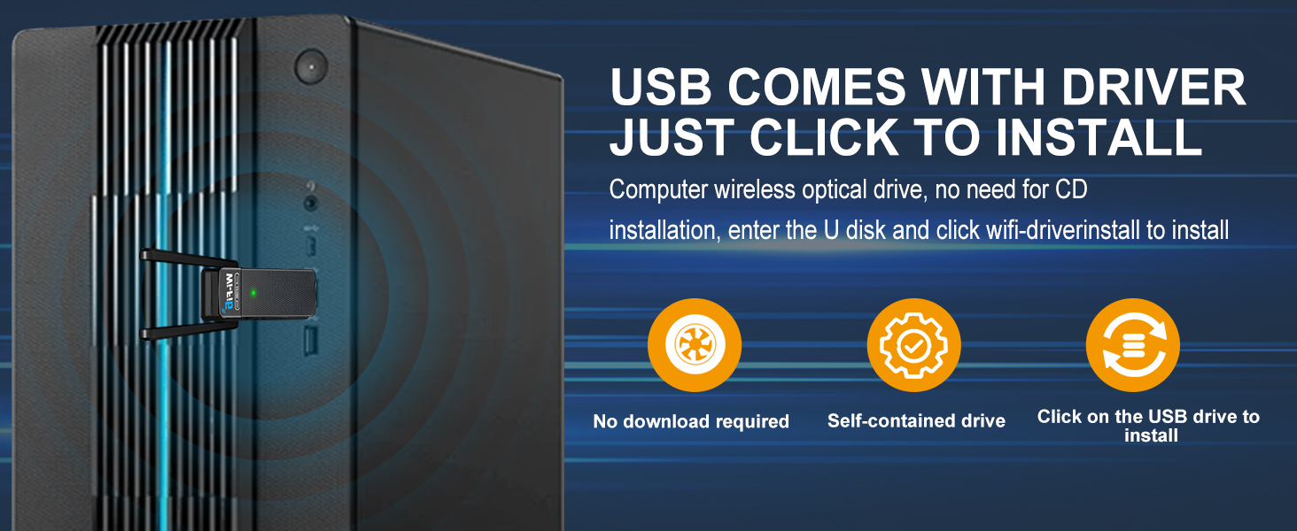 Wireless USB WiFi6 Adapter