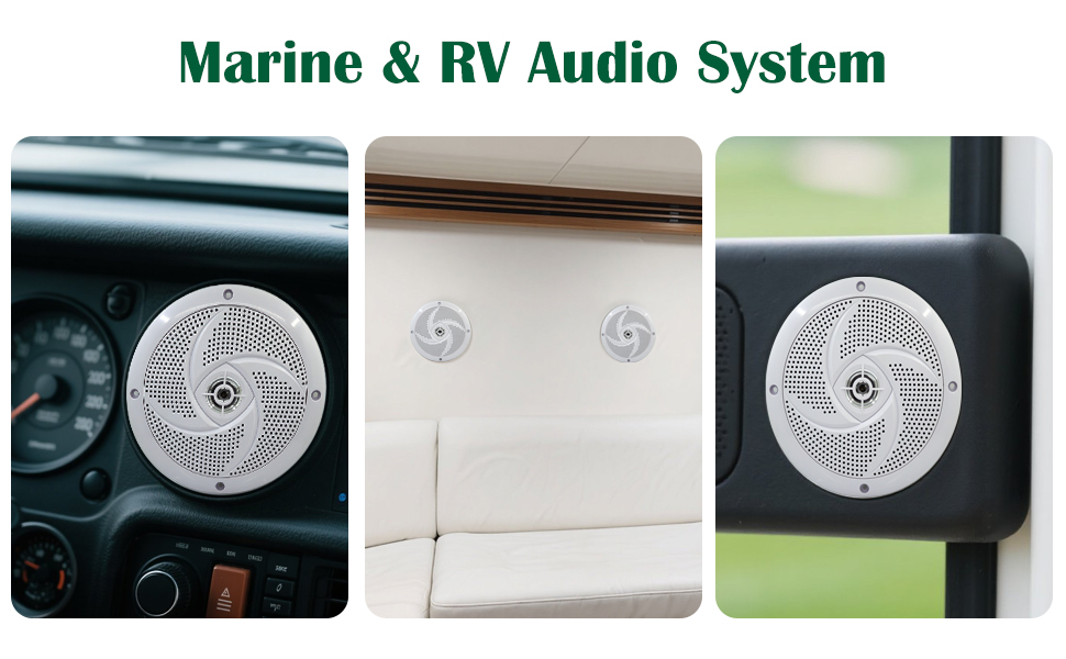 6.5-Inch LENKRAD Shallow Speaker for Walkarounds/6.5 thin mount speaker rv
