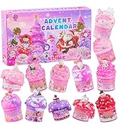 Advent Calendar 2025, 24 Days of Christmas Countdown Calendar, Different Butter Slime Cloud Slime...