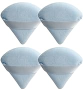 Powder Puff, Puff Blender for Makeup, WSYUB Makeup Setting Powder Puff Pad, 4pcs, Blue