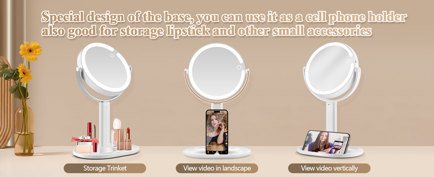 light up travel mirror