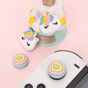 unicorn Nintendo switch thumb grips