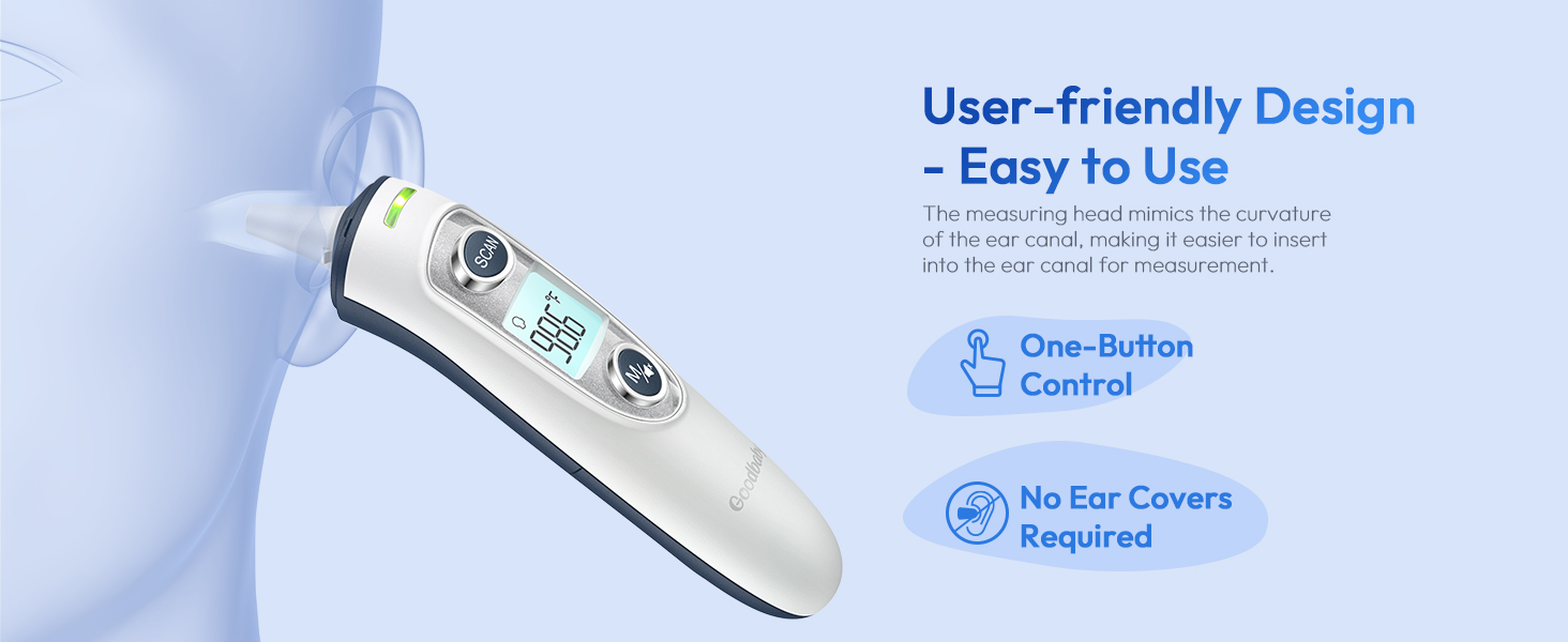 ear and forehead thermometer