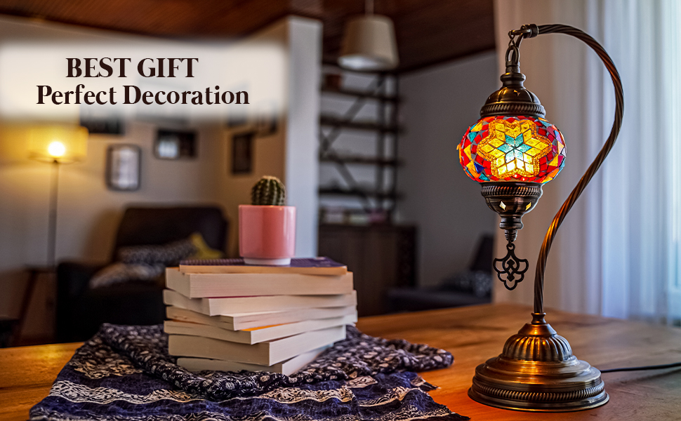 Turkish Moroccan Mosaic Table Lamp