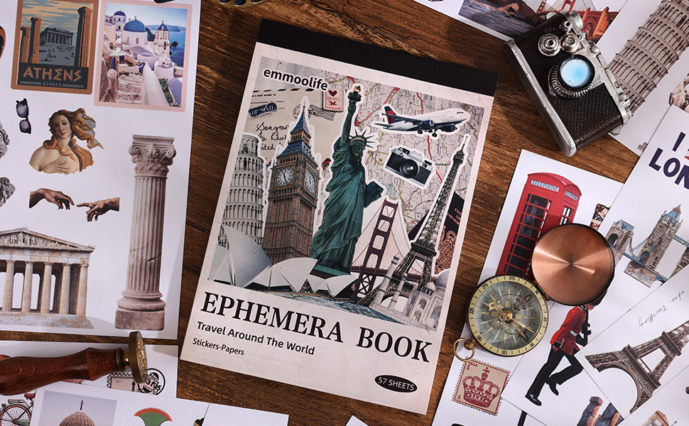 Travel sticker book