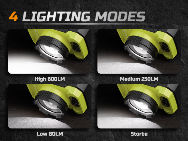 4 LIGHTING MODES