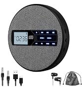 M-Amazup CD Player Portable, Rechargeable Portable CD Player with Dual Speakers and Anti Skip,CD,...