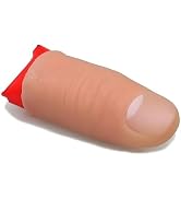 Kryoflare 2Pcs Magician Thumb Tips, Magic Trick Accessories Close Up Illusion Props Magic Trick G...