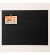 Thickened Bulletin Board - 47 x 35 Inches, Decorative Felt Board Pin Board for Wall - 4' x 3' Fol...