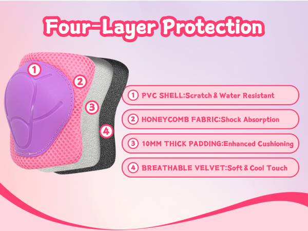 girls knee pads