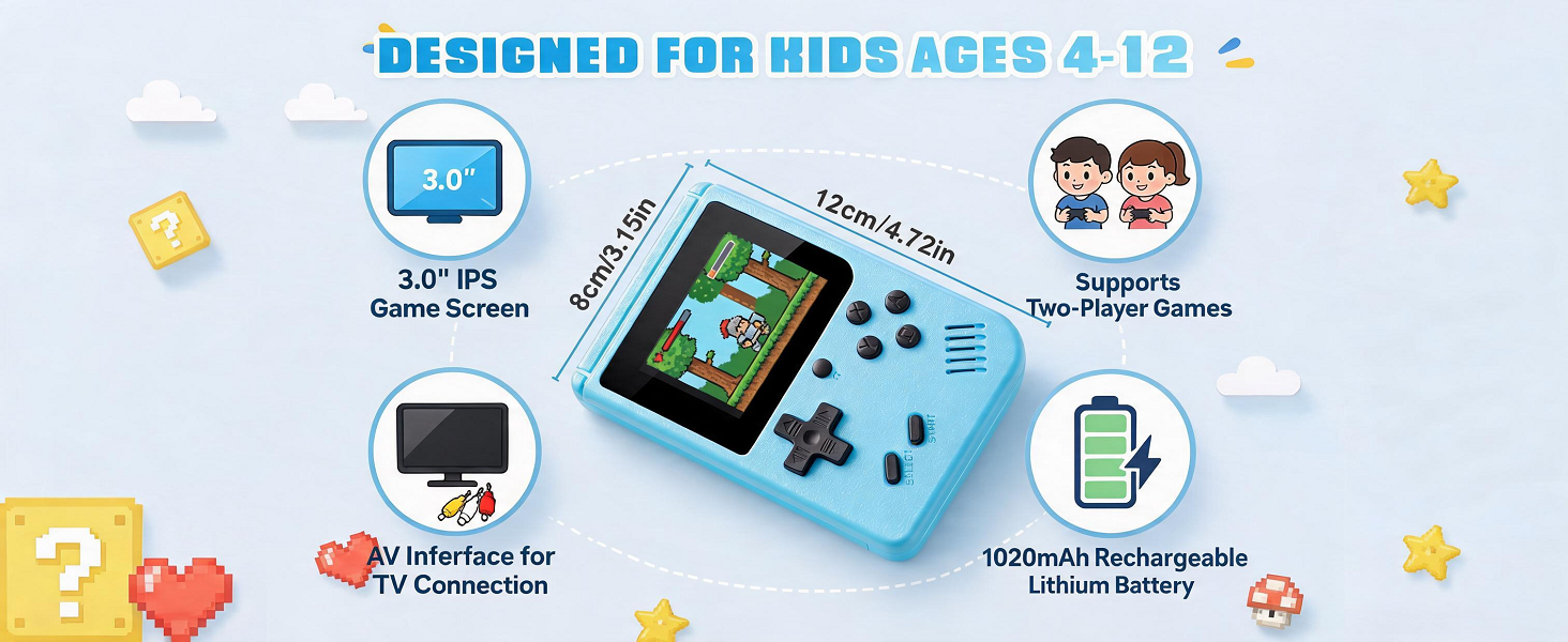 Retro Handheld Game Console