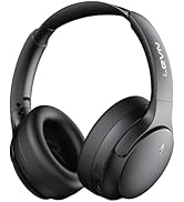 LEVN Hybrid Active Noise Cancelling Headphones, Wireless Headphones Bluetooth 5.4 with Transparen...