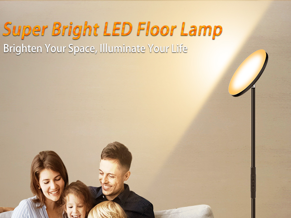 eye-caring super bright floor lamp