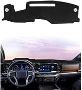Dash Cover Mat Fit for 2022-2024 2025 2026 Chevy Chevrolet Silverado/GMC Sierra 1500 2500HD 3500H...