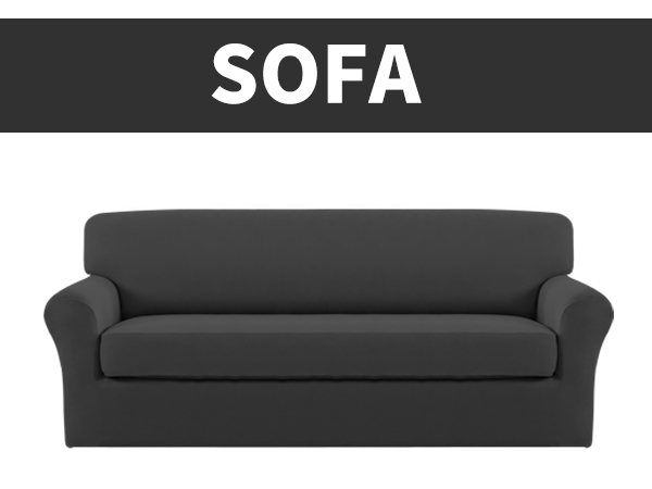 2 Pieces sofa slipcover