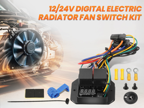 12V/24V Fans Controller Switch #0444