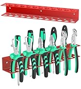 TUSPEU Screwdrivers Pliers Holder Wall Mount, Metal Utility Storage Rack for Pliers Small Tools, ...