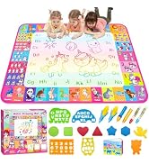 Water Doodle Mat, Kids Drawing Toys for 3 4 5 Year Old Boys Girls Gifts | Reusale Princess Color ...