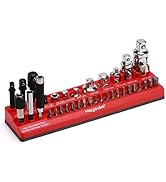 Mayouko Magnetic Socket Accessory Holder Organizer, Magnetic Bits Tray, Holds Socket Adapter, Uni...