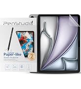 Penstudio Paper-Feel Screen Protector for iPad Air M2 11 Inch, Anti-Glare Matte PET Film for Draw...
