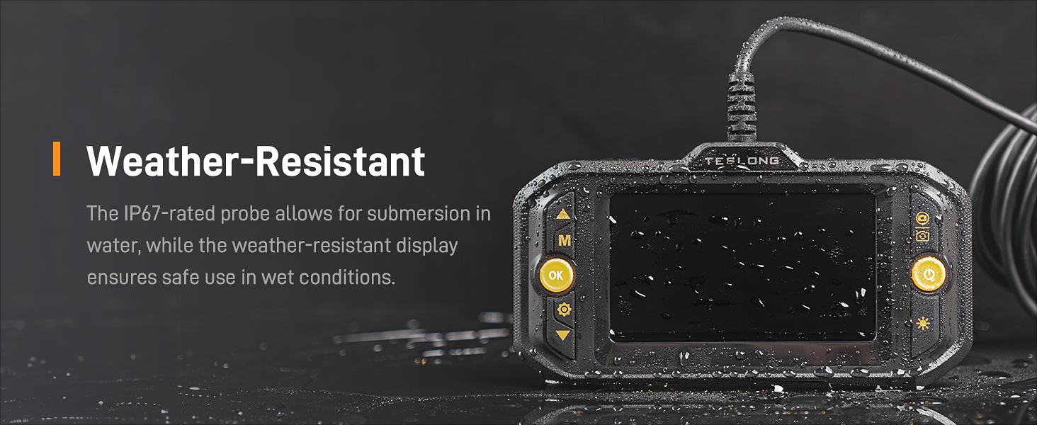 Waterproof snake camera