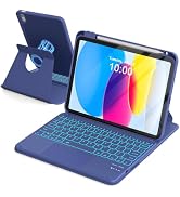 ZYNTHRALIX for iPad 11th (A16)/10th Gen Case Keyboard, Portrait/Tablet Mode | Detachable Magnetic...