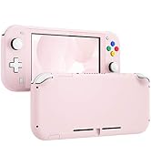 eXtremeRate Soft Touch Cherry Blossoms Pink DIY Replacement Shell for Nintendo Switch Lite, NSL H...