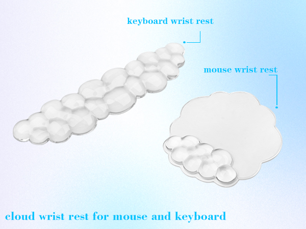 Gel Cloud Keyboard and Mouse Wrist Rest