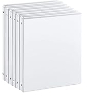 0.5-inch 3-Ring Binder with 2 Interior Pockets, 0.5'' Basic Binders Holds US Letter Size 8.5'' x ...
