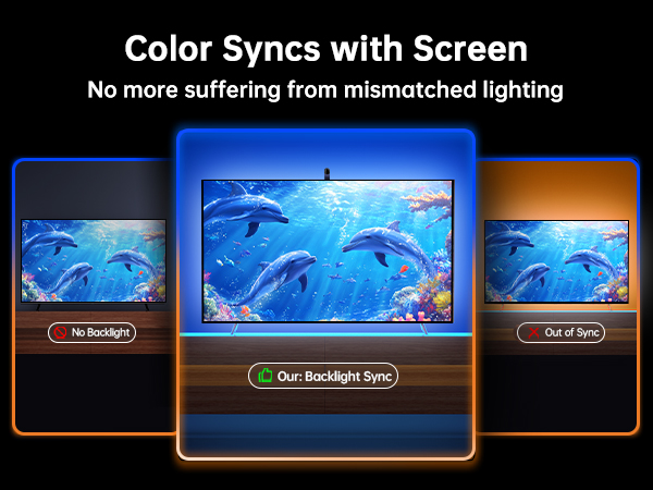 tv lights that change with tv