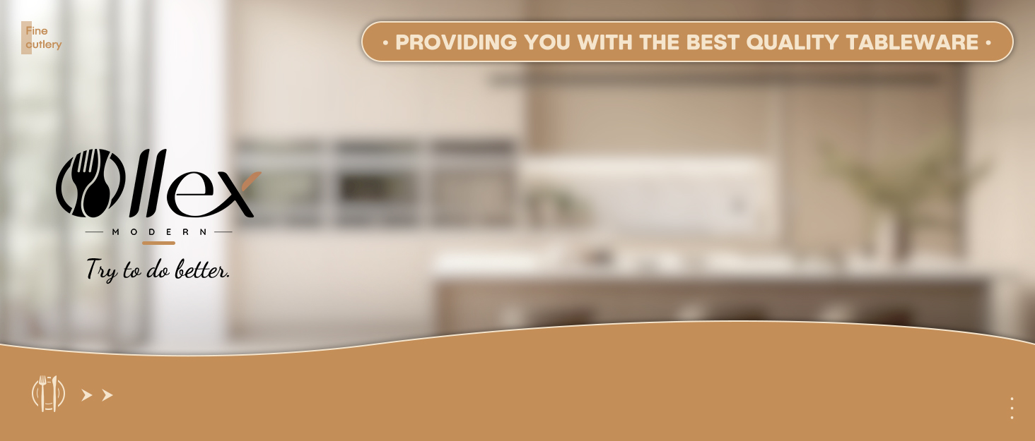 Ollex steel stainless silverware sets