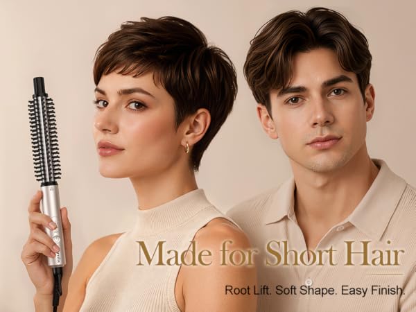curling brush for short hair
