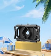 APEXEL 360° Telescope Phone Adapter, Upgraded Binocular Photo Adapter for Android & iPhone, Smart...