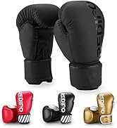 Redipo Boxing Gloves for Men & Women, Premium Leather Sparring Heavy Bag Training Gloves, Pro Pun...