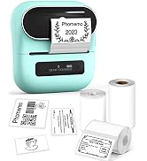 Phomemo Label Maker, M220 Thermal Label Printer, Portable Bluetooth Wireless Inkless 3 Inch Barco...