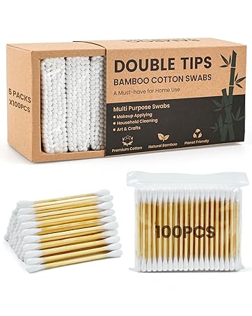 Bamboo Cotton Swabs