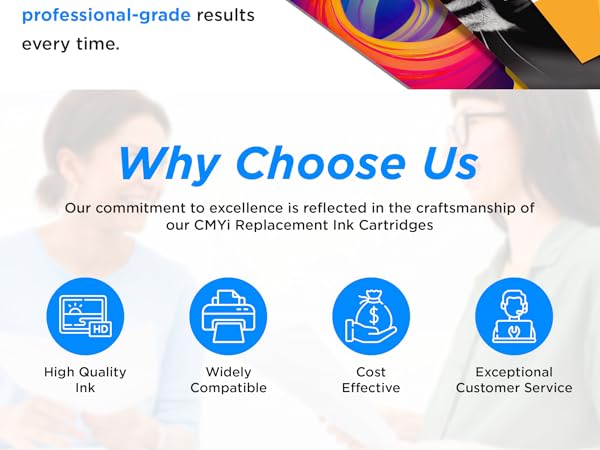 The reasons to choose CMYi ink cartridges