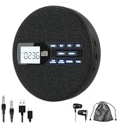 M-Amazup CD Player Portable, Rechargeable Portable CD Player with Dual Speakers and Anti Skip,CD,...