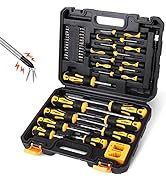 HORUSDY 43-piece Screwdriver Set, Include Phillips, Slotted, Pozidriv, Hex, Torx, and Magnetizer ...